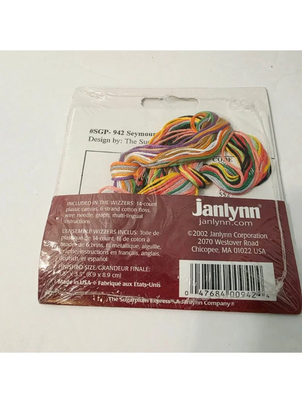 Vtg Janlynn Seymour the Frozen Snowman Holiday Cross Stitch DIY Craft SGP-0942
